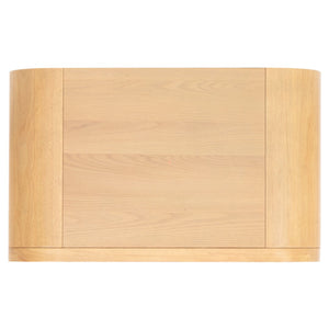 Safavieh Dinah 2 Drawer Wood Nightstand Natural SFV2161A