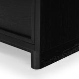 Safavieh Dinah 2 Drawer Wood Nightstand Black SFV2161B