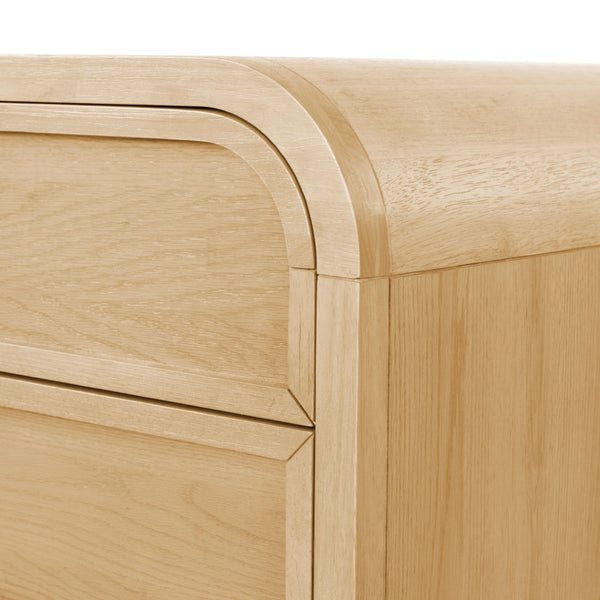 Safavieh Dinah 6 Drawer Wood Dresser Natural SFV2162A