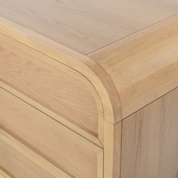 Safavieh Dinah 6 Drawer Wood Dresser Natural SFV2162A