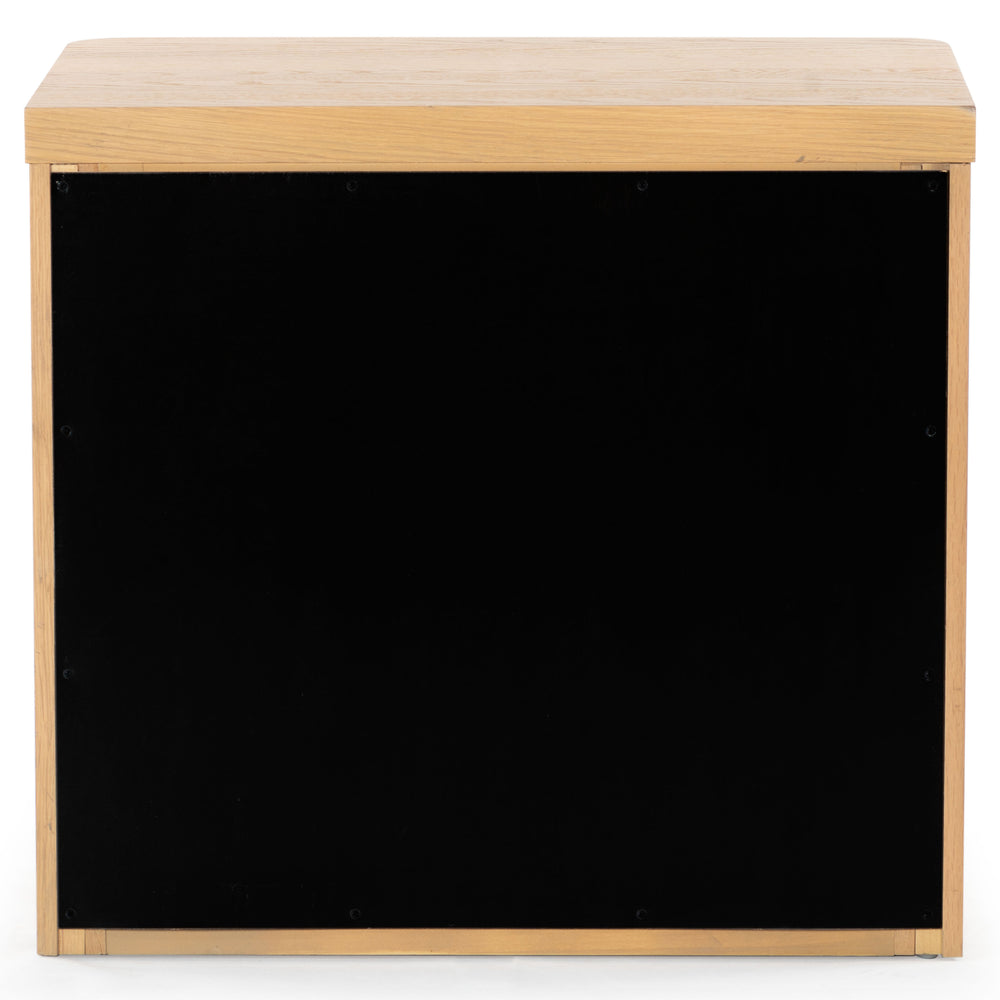 Safavieh Raylie 1 Drawer Wood Nightstand Natural SFV2163A