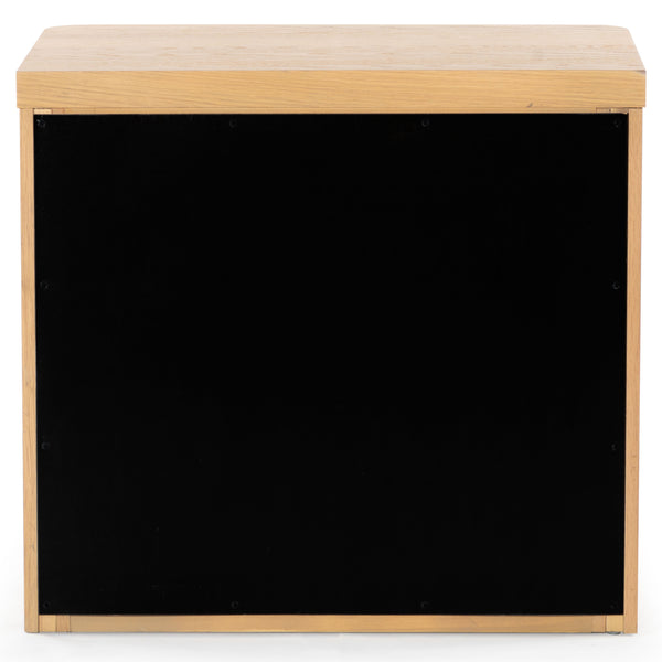 Safavieh Raylie 1 Drawer Wood Nightstand Natural SFV2163A