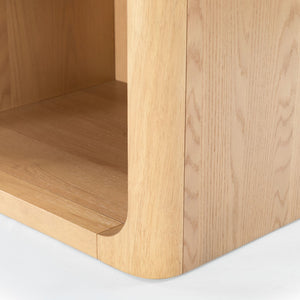 Safavieh Raylie 1 Drawer Wood Nightstand Natural SFV2163A