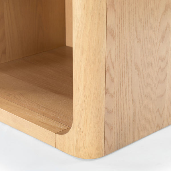 Safavieh Raylie 1 Drawer Wood Nightstand Natural SFV2163A