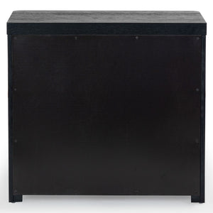 Safavieh Raylie 1 Drawer Wood Nightstand Black SFV2163B