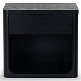 Safavieh Raylie 1 Drawer Wood Nightstand Black SFV2163B