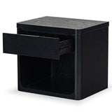 Safavieh Raylie 1 Drawer Wood Nightstand Black SFV2163B