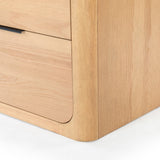 Safavieh Raylie 2 Drawer Wood Nightstand Natural SFV2164A