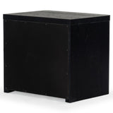 Safavieh Raylie 2 Drawer Wood Nightstand Black SFV2164B