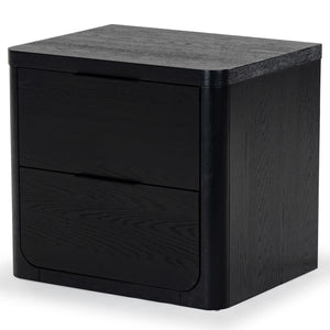 Safavieh Raylie 2 Drawer Wood Nightstand Black SFV2164B