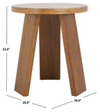 Safavieh Julianna Wood Accent Table Rustic Oak SFV2165A