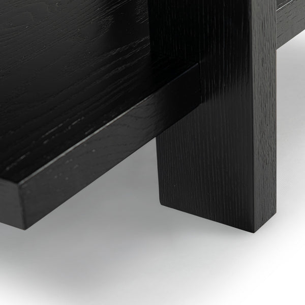 Safavieh Quigley Square Wood Accent Table Black SFV2167A