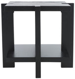 Safavieh Quigley Square Wood Accent Table Black SFV2167A