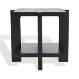 Safavieh Quigley Square Wood Accent Table Black SFV2167A