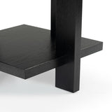 Safavieh Quigley Square Wood Accent Table Black SFV2167A