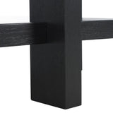 Safavieh Quigley Square Wood Accent Table Black SFV2167A