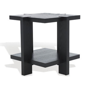 Safavieh Quigley Square Wood Accent Table Black SFV2167A