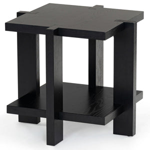 Safavieh Quigley Square Wood Accent Table Black SFV2167A
