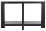 Safavieh Quigley Rectangle Wood Console Table Black SFV2168A