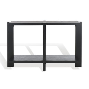 Safavieh Quigley Rectangle Wood Console Table Black SFV2168A
