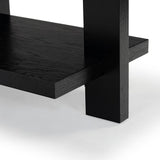 Safavieh Quigley Rectangle Wood Console Table Black SFV2168A