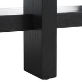 Safavieh Quigley Rectangle Wood Console Table Black SFV2168A