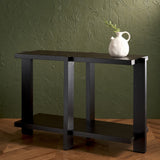 Safavieh Quigley Rectangle Wood Console Table Black SFV2168A