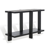 Safavieh Quigley Rectangle Wood Console Table Black SFV2168A