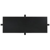 Safavieh Quigley Rectangle Wood Console Table Black SFV2168A