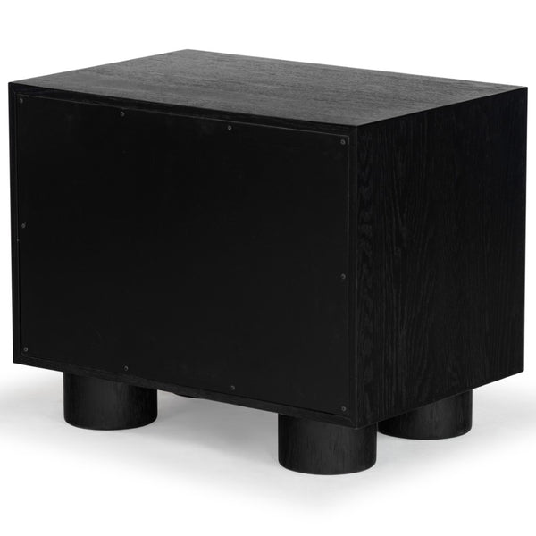 Safavieh Addyson Wood 2 Drawer Nightstand SFV2170B Black