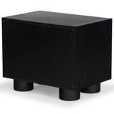 Safavieh Addyson Wood 2 Drawer Nightstand SFV2170B Black