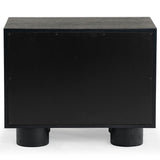 Safavieh Addyson Wood 2 Drawer Nightstand SFV2170B Black