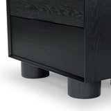 Safavieh Addyson Wood 2 Drawer Nightstand SFV2170B Black