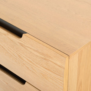 Safavieh Beethoven Wood 2 Drawer Nightstand SFV2171A Natural