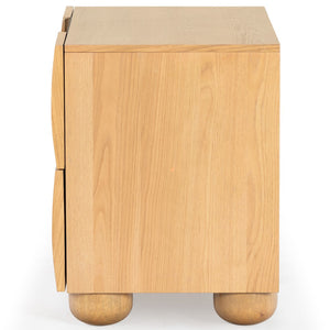 Safavieh Beethoven Wood 2 Drawer Nightstand SFV2171A Natural