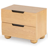 Safavieh Beethoven Wood 2 Drawer Nightstand SFV2171A Natural