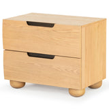 Safavieh Beethoven Wood 2 Drawer Nightstand SFV2171A Natural