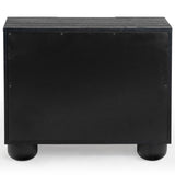 Safavieh Beethoven Wood 2 Drawer Nightstand SFV2171B Black