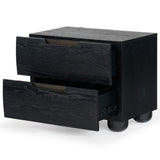 Safavieh Beethoven Wood 2 Drawer Nightstand SFV2171B Black