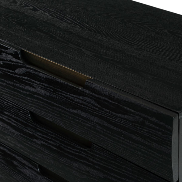 Safavieh Beethoven Wood 6 Drawer Dresser SFV2172B Black