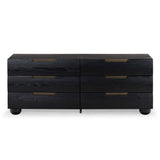 Safavieh Beethoven Wood 6 Drawer Dresser SFV2172B Black