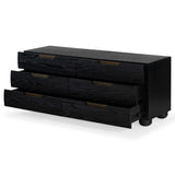 Safavieh Beethoven Wood 6 Drawer Dresser SFV2172B Black