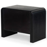 Safavieh Katrina Wood 2 Drawer Nightstand SFV2173B Black / Black