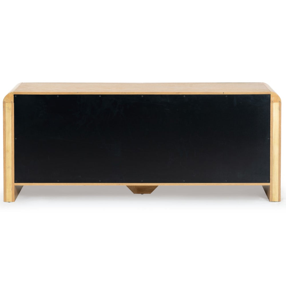 Safavieh Katrina Wood 4 Drawer Dresser SFV2174A Natural / Black