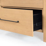 Safavieh Katrina Wood 4 Drawer Dresser SFV2174A Natural / Black