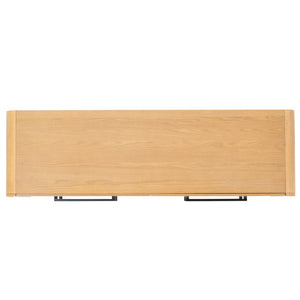 Safavieh Katrina Wood 4 Drawer Dresser SFV2174A Natural / Black