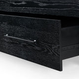 Safavieh Katrina Wood 4 Drawer Dresser SFV2174B Black / Black