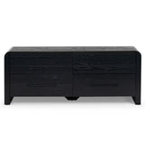 Safavieh Katrina Wood 4 Drawer Dresser SFV2174B Black / Black