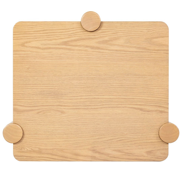 Safavieh Edisyn 3 Shelf Wood Accent Table Natural SFV2176A