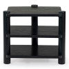 Safavieh Edisyn 3 Shelf Wood Accent Table Black SFV2176B